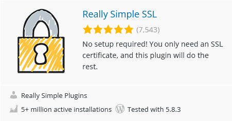 תוסף Really Simple SSL