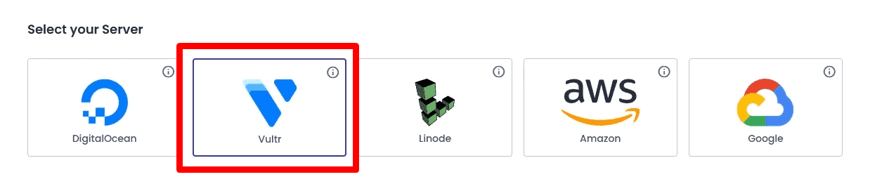 בחירת שרת vultr ישראלי